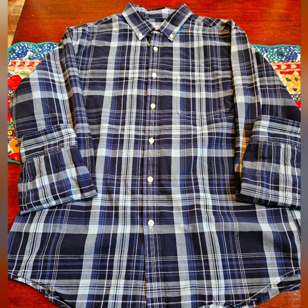 Mens Merona Plaid Long Sleeve shirt